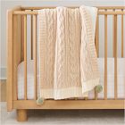 Cozy Cable Knit Baby Blanket