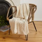 Made*Here New York Cotton Fisherman Knit Throw