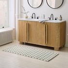Square Ribbed Bath Runner