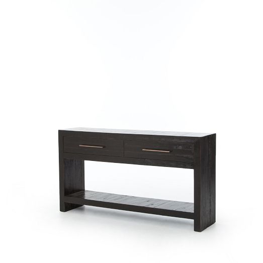 Alexa Burnished Pedestal Console (60”) by West Elm
