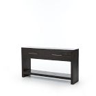 Alexa Burnished Pedestal Console (60&rdquo;)