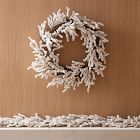 Faux White Berry Wreath &amp; Garland