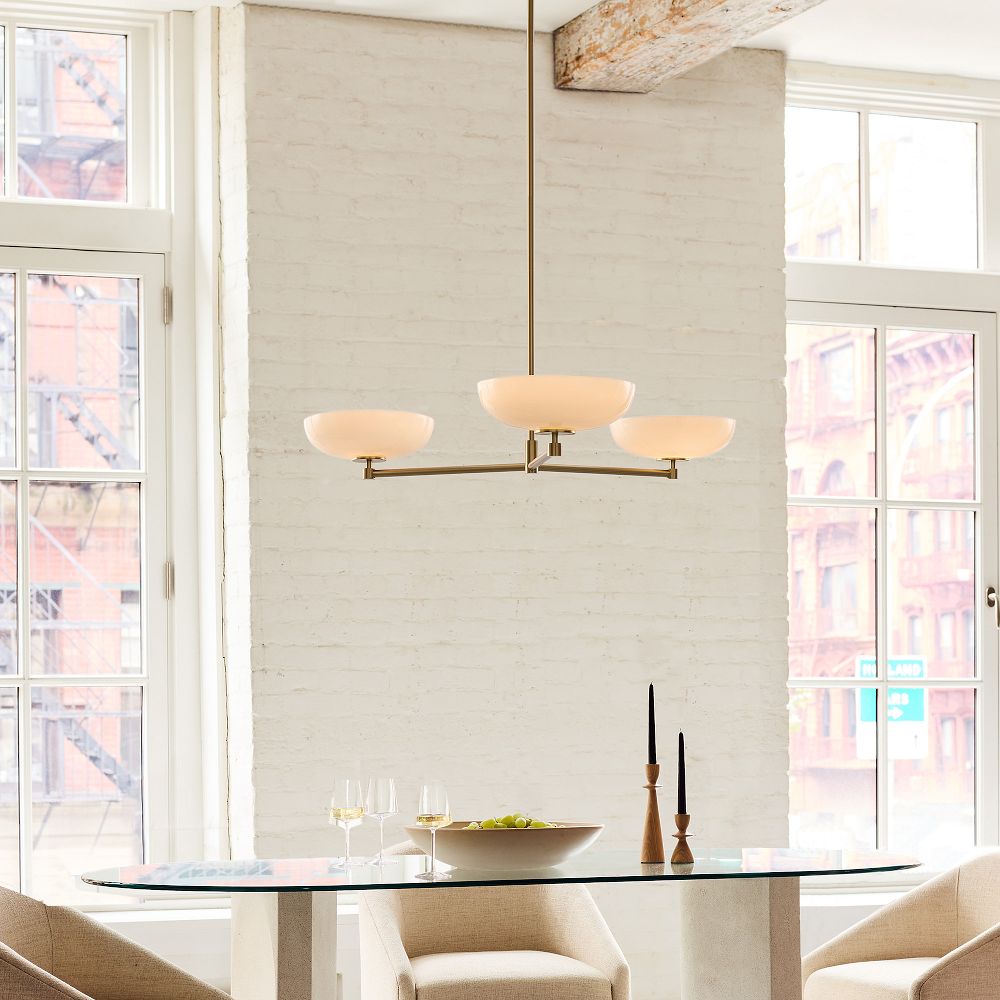 Lea 3-Light Chandelier (36") by West Elm