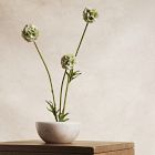 Faux Scabiosa Stem