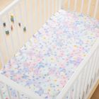 Painted Daisy Crib Fitted Sheet
