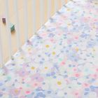 Painted Daisy Crib Fitted Sheet