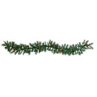 Pre-Lit Faux Mixed Pine Garland