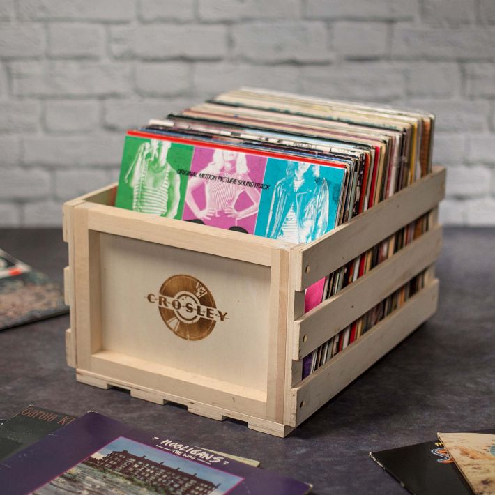 Crosley Record Storage Crate Organizer | West Elm