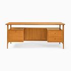 Mid-Century Executive Desk (74") - ADA