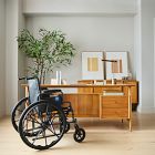 Mid-Century Executive Desk (74") - ADA