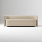 Open Box: Teagan Sleeper Sofa, Queen - Performance Chunky Boucle Sand