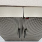 Open Box: Modern Fluted Jewelry Box, Cube (10"H) - Champagne