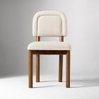 Emma Chamberlain Arched-Back Upholstered Dining Chair
