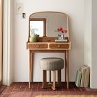 Emma Chamberlain Two-Tone Curved Wood Vanity (30")