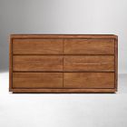 Calla Solid Wood 6-Drawer Dresser (60")