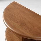 Emma Chamberlain Demi-Lune Side Table (26")