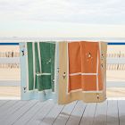 Tennis Scene Beach Towel