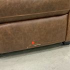 Open Box: Harris Leather Power Recliner - Weston Leather Molasses