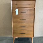 Open Box: Mid-Century 5-Drawer Dresser (27") - Acorn