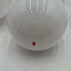 Open Box: Staggered Glass 5-Light Flush Mount (17") - Antique Brass