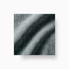 Open Box: Harmony Petite Left-Arm Chair - Performance Distressed Velvet Pewter, Dark Walnut