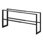 Open Box: Yamazaki Line 2-Tier Adjustable Shoe Rack - Black