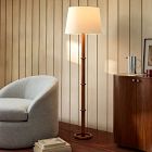 Emma Chamberlain Wood &amp; Lacquer Floor Lamp (63")