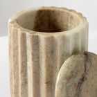 Fluted Marble Bath Accessories