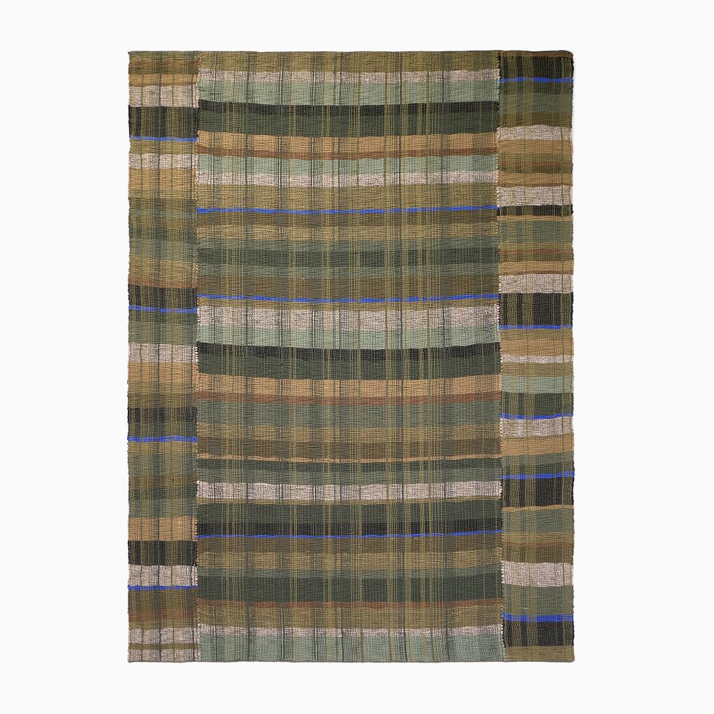 Nuri Mixed Stripe Flatweave Wool Rug by West Elm