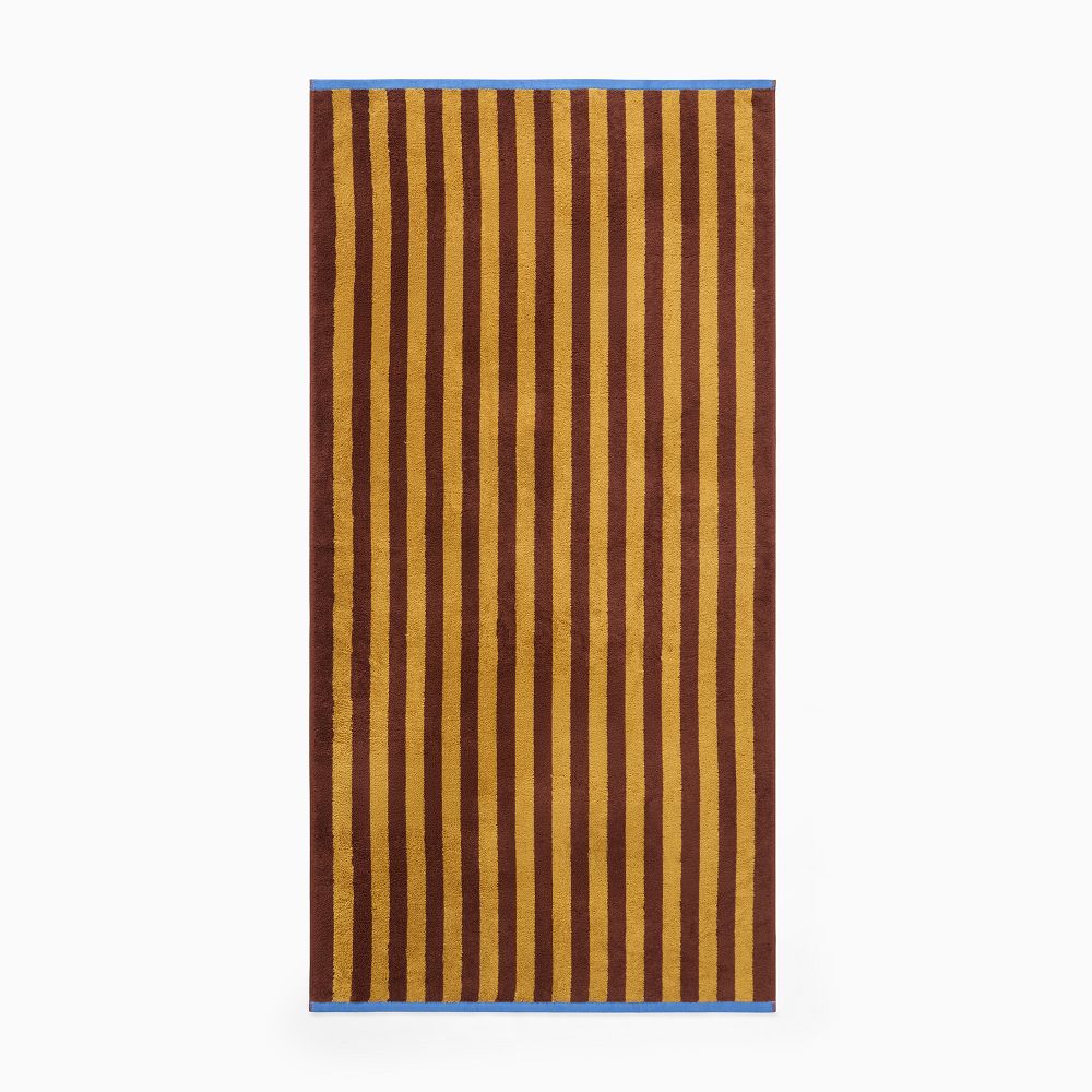 Emma Chamberlain Striped Beach Towel - 32x64, Mustard