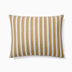 Open Box: Emma Chamberlain Reversible Multi-Stripe King Sham - Celadon