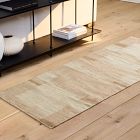 Diffused Blocks Flatweave Wool Rug