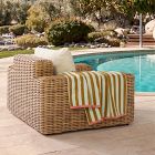 Emma Chamberlain Striped Beach Towel