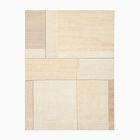 Modern Grid Tufted Wool Rug