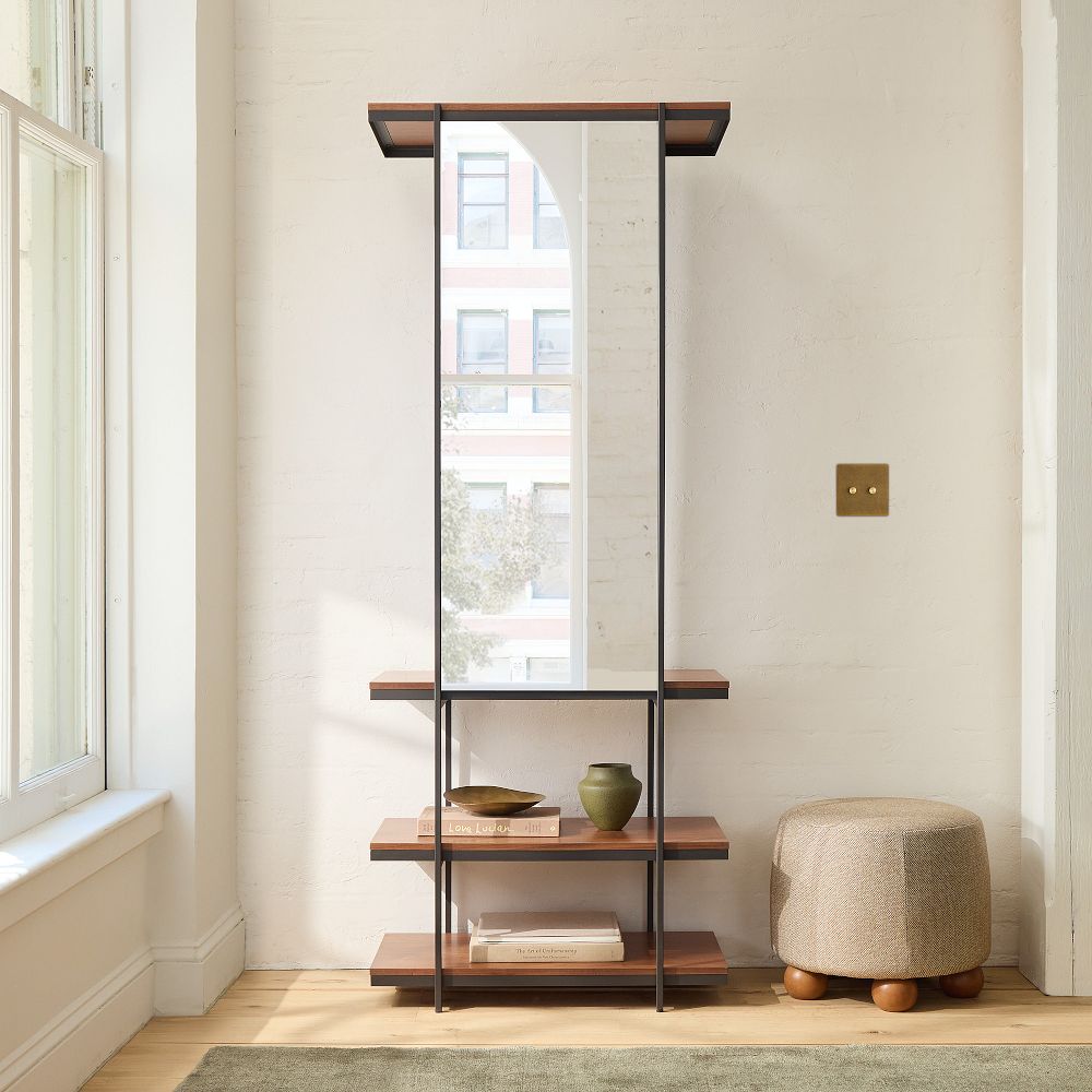 Pierce Mirror Wardrobe Valet (31") by West Elm
