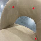 Open Box: Boerum Leather Dining Chair - Ludlow Leather Sand, Burnt Wax