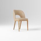 Open Box: Boerum Leather Dining Chair - Ludlow Leather Sand, Burnt Wax
