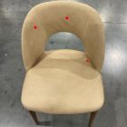 Open Box: Boerum Leather Dining Chair - Ludlow Leather Sand, Burnt Wax