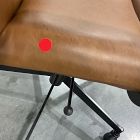 Open Box: Cooper Mid-Century High-Back Leather Swivel Office Chair - Saddle Leather, Dark Bronze