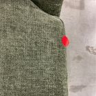 Open Box: Jack Metal Frame Dining Chair - Performance Distressed Velvet Green Spruce, Champagne Bronze