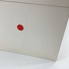 Open Box: Modern Fluted Jewelry Box, Grand (7.5"H) - White