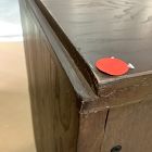 Open Box: Pierce &amp; Ward Burl Wood Nightstand (18") - Claro