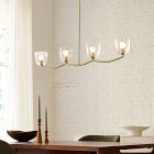 Hari Glass 4-Light Chandelier (42")