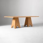 Pierce &amp; Ward Burl Wood Dining Table (90")