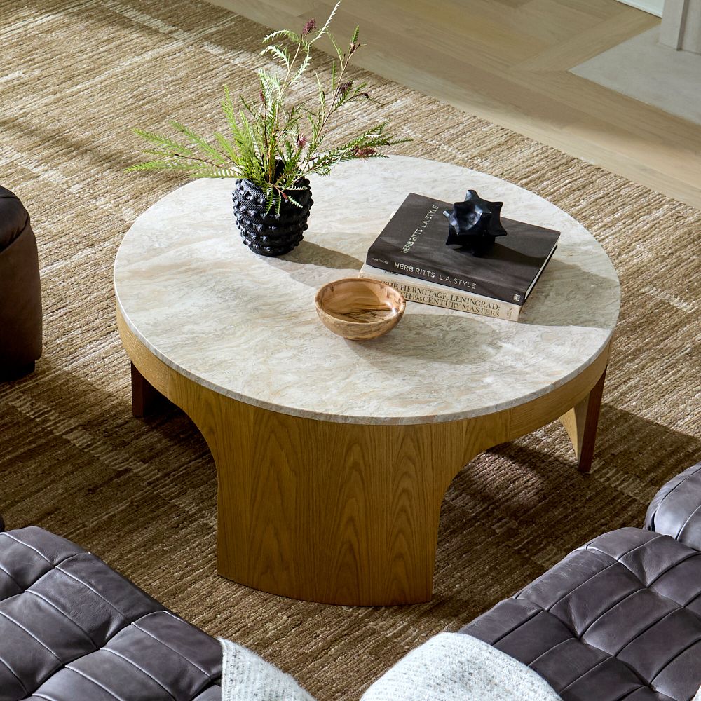 Elowis Marble Coffee Table (38") by West Elm