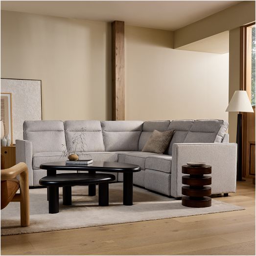 Harris Motion Reclining 5-Piece L-Shaped Sectional (95") by West Elm