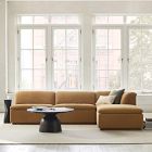 Calvin Leather 4-Piece Ottoman Sectional (113.5")