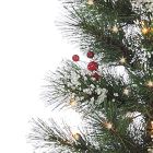 Pre-Lit Faux Potted 4' Trees (Set of 2)