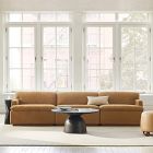 Calvin Leather Modular Sofa (76" &ndash; 114")