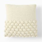 Chunky Bobble Knit Pillow Cover